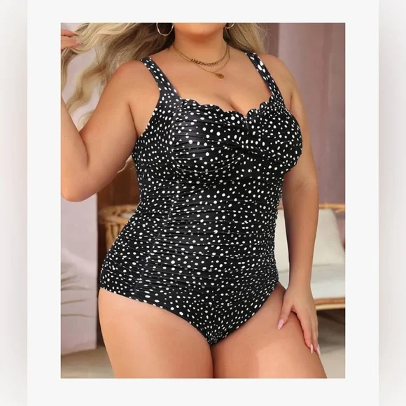 Swimsuit One Piece by Aqua Eve Size 20W NWT - Picture 3 of 13